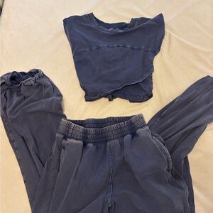 Free People Hotshot Set navy